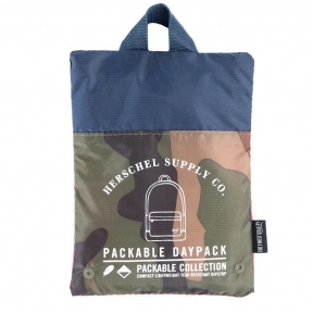 Рюкзак Herschel Packable Daypack камуфляж красно-синий