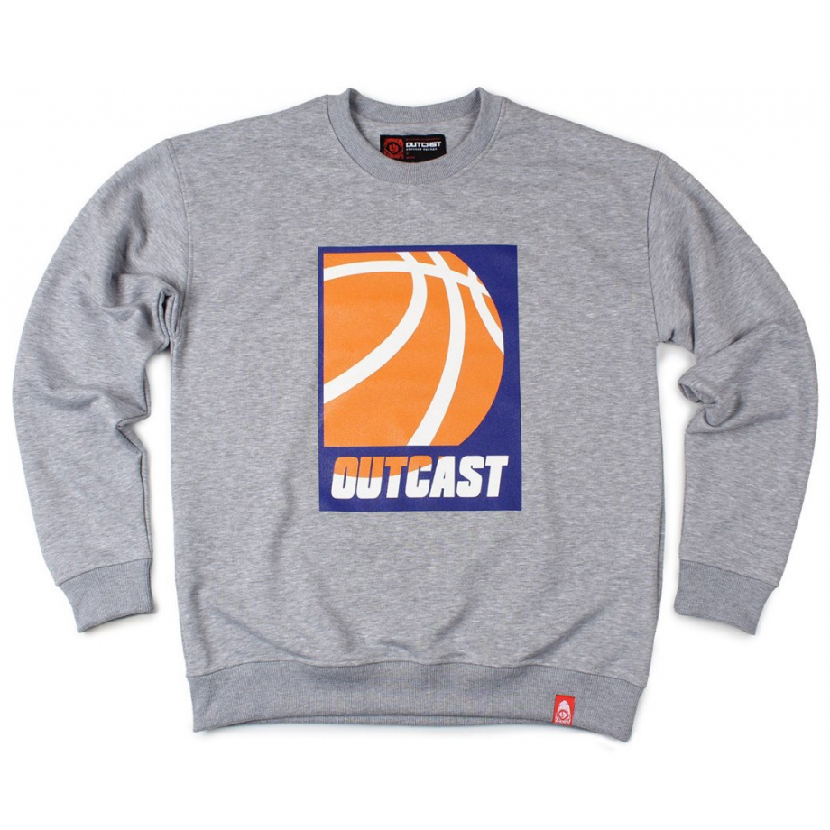 Свитшот Outcast Basketball серый